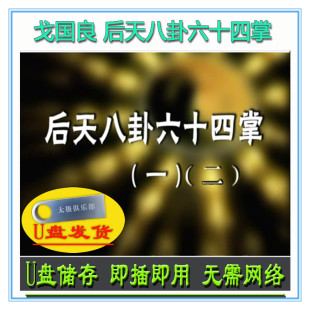 戈国良 后天八卦六十四掌U盘视频程派高氏系列64掌讲解教学内家拳