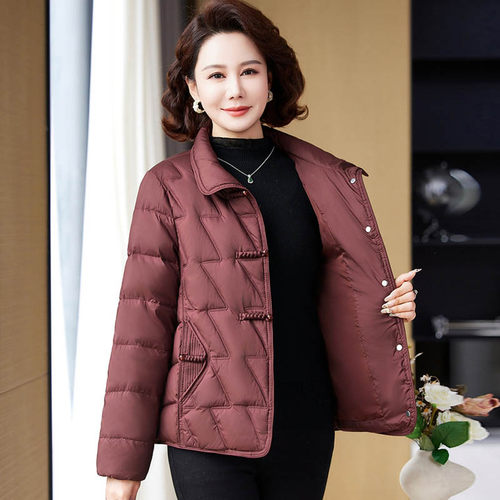 妈妈冬装小个子棉服外套