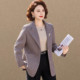 西服外套女2026新款 洋气中老年春季 时尚 妈妈春秋款 显瘦小西装 上衣