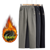 休闲保暖裤 妈妈秋冬装 中老年女冬季 加厚奶奶长裤 加绒裤 子2025新款