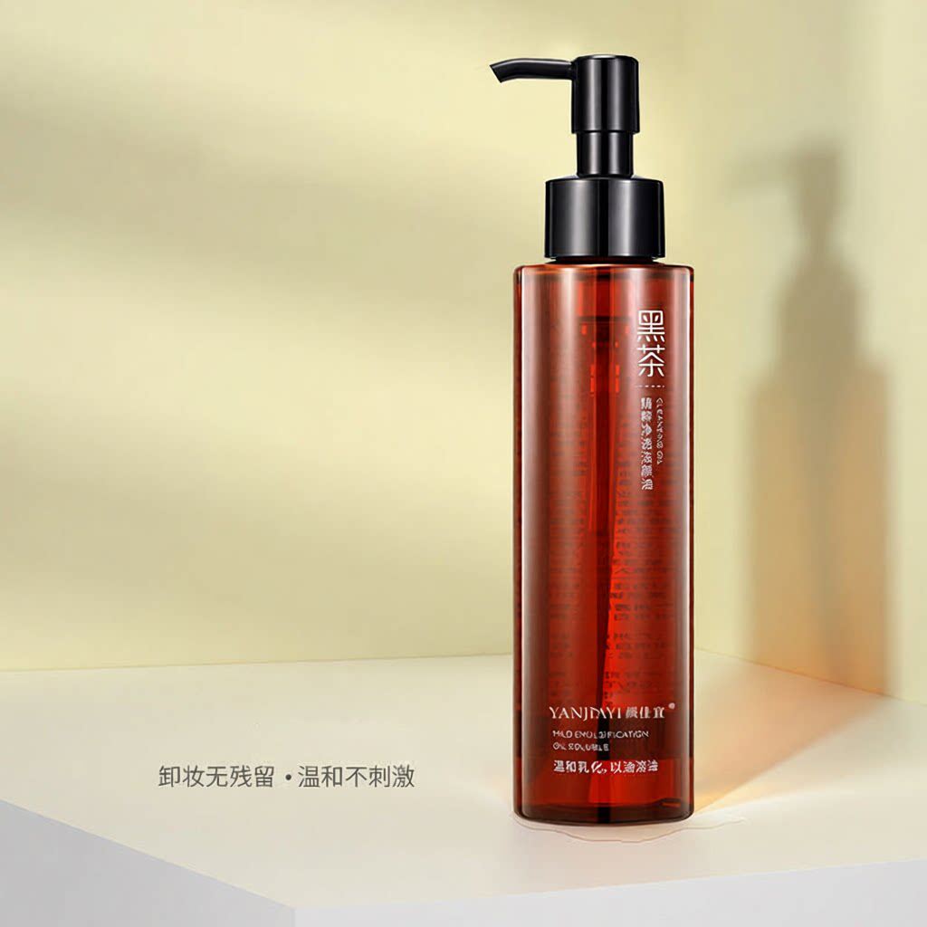 黑茶净澈洁颜油卸妆水温和不刺激敏感肌卸妆油正品女采菁