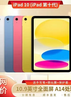 Apple/苹果 10.9 英寸 iPad (第十代)2022新款平板电脑学习绘画