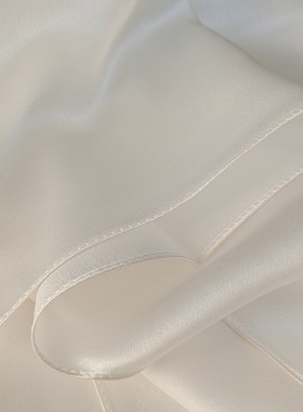 88cm真丝白色丝巾桑蚕丝缎围巾扎蜡染植物草木水拓手工白坯大方巾