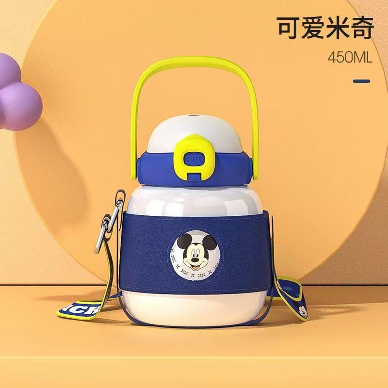 迪士尼三丽鸥库洛米儿童保温杯316吸管水杯女孩小学生上学用杯子