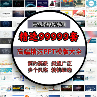 ppt模板高级感简约商务毕业答辩教师课件工作汇报总结动态模版