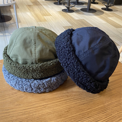 男女新款羊羔绒保暖地主帽秋冬季