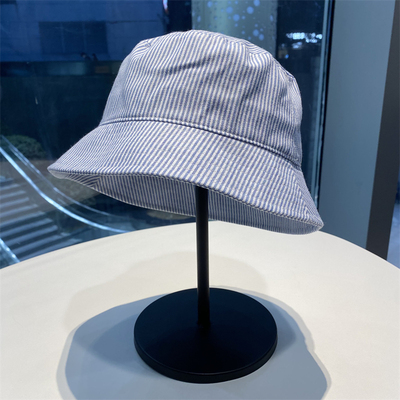 春夏男女小清新条纹渔夫帽遮阳帽