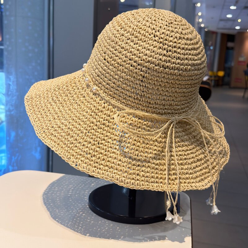 夏季海边沙滩太阳帽子女户外出游