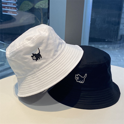潮流双面戴渔夫帽男女春夏季可爱
