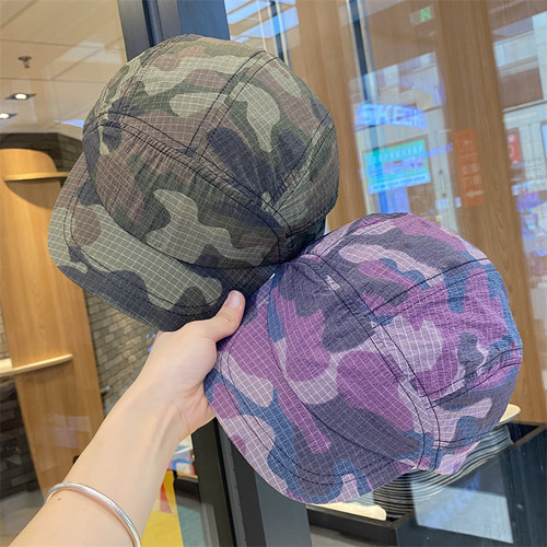 夏季新款速干迷彩棒球帽男女防晒