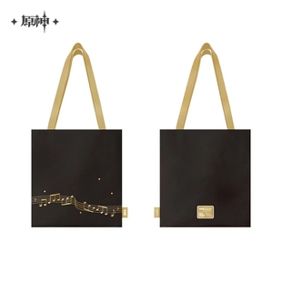 原神正版周边帆布袋包交响入梦音乐会阿蕾奇诺主题印象毛毡购物袋