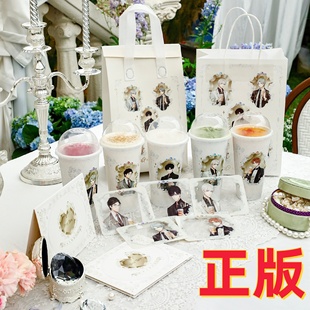 正版光与夜之恋喜茶联动周边透卡喜证相框贴纸萧逸齐司礼陆沉现货