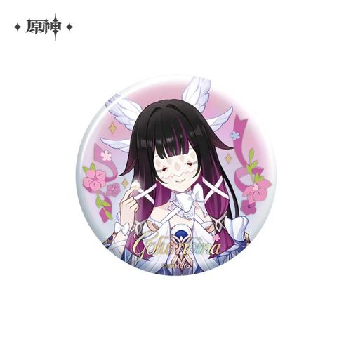 正版原神哥伦比娅少女周边徽章