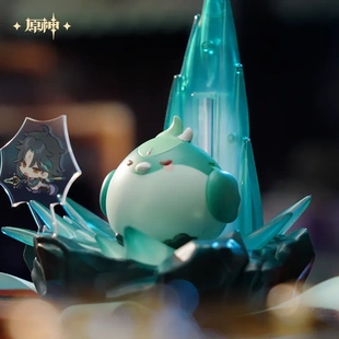 正版现货玩具原神提瓦特乐园发声摆件魈神子可莉特尔克西八音盒