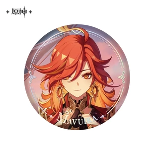 原神瑪薇卡火神周邊合集徽章立牌掛件色紙透卡流麻紀念票官谷 正版