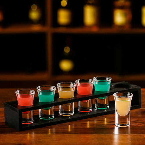 高档彩虹杯架野格杯b52杯子弹杯