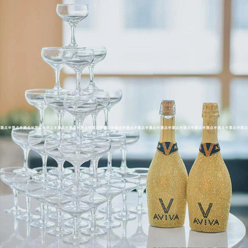 婚礼香槟塔多层鸡尾酒香槟塔杯