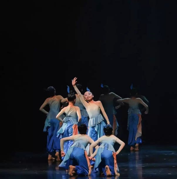 十三届小荷风采逐浪儿童舞蹈演出表演服少儿古典舞演出服舞蹈服装