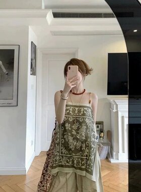 特大码韩系设计感吊带背心