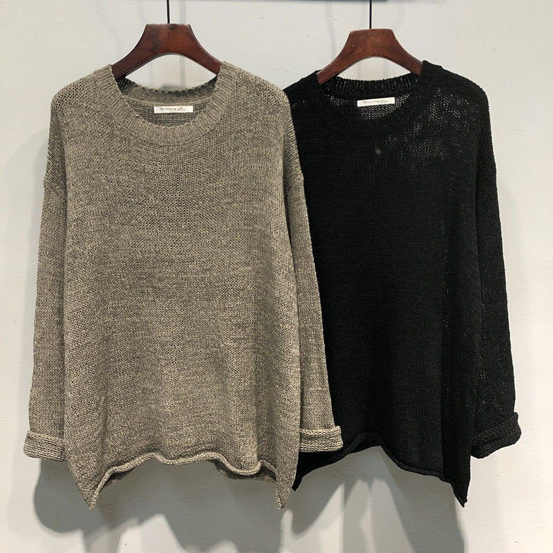 春秋款韩系纯色圆领纯色百搭胖妹妹300斤特大码显瘦遮肉针织衫女,女装/女士精品,毛针织衫,淘宝优惠券,粉丝福利购,淘宝优惠卷