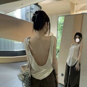 性感胖MM松弛感大露背休闲百搭纯欲显瘦无袖 吊带背心300斤特大码