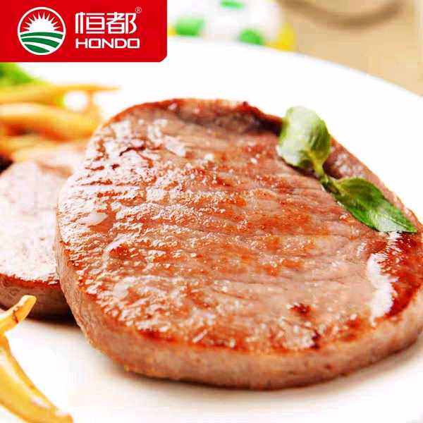 恒都牛肉 菲力/黑胡椒牛排100g*10片送酱 顺丰包邮