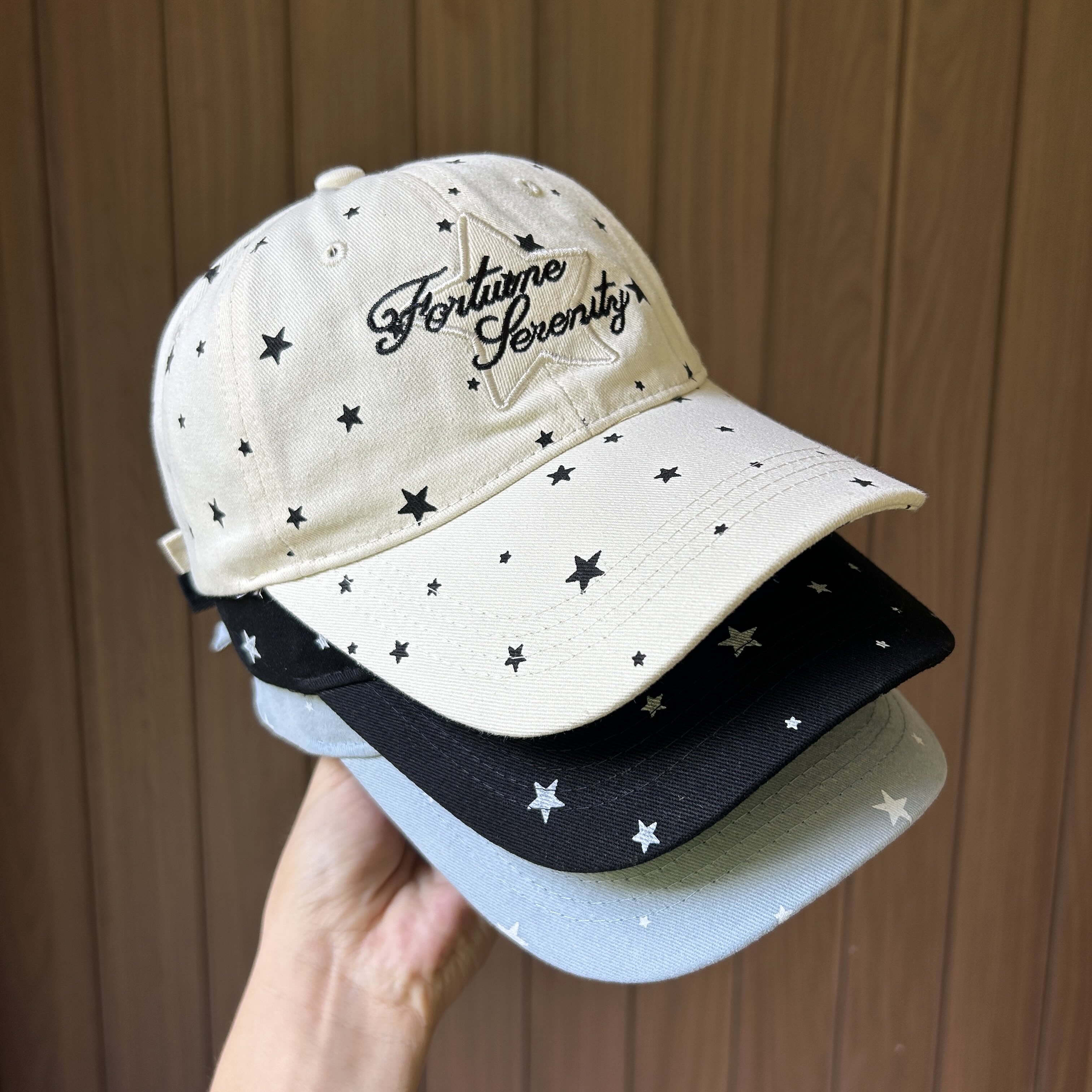 韩系星星字母刺绣棒球帽子女宽檐大头围显脸小遮阳防晒软顶鸭舌帽