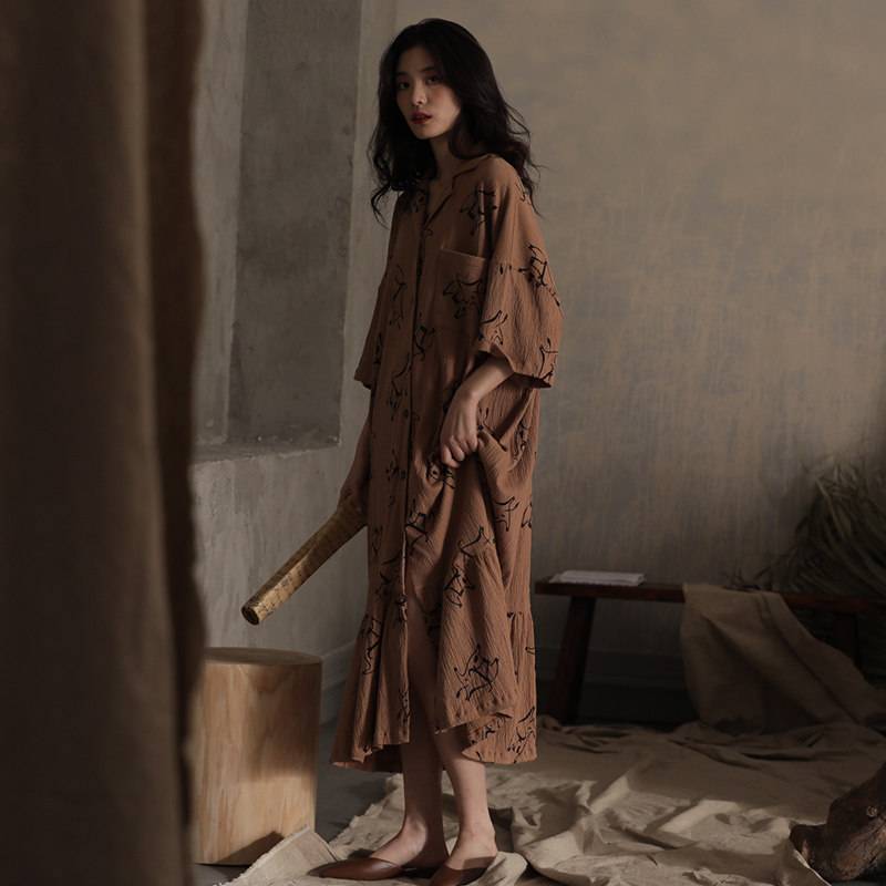 春季新款睡裙女凉感冰丝短袖中长款休闲家居服女士可外穿睡衣夏天,女士内衣/男士内衣/家居服,睡裙,淘宝优惠券,粉丝福利购,淘宝优惠卷