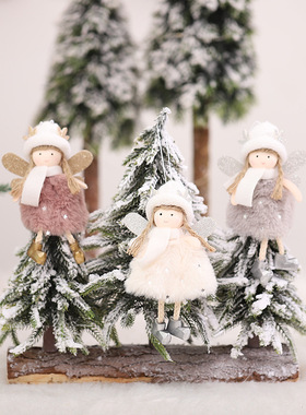 New Angel Doll Christmas Tree Hanging Ornaments Decor Santa1