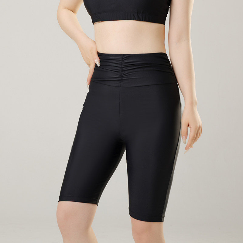 大码女士泳裤防走光五分裤游泳泳裤单件高腰200斤短裤平角裤四角,运动/瑜伽/健身/球迷用品,女士泳裤,淘宝优惠券,粉丝福利购,淘宝优惠卷