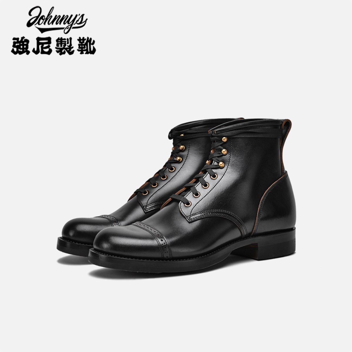 JWSHOEMAKERS强尼制靴真皮靴