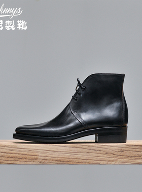 强尼制靴 乔治靴Billyboy GeorgeBoots扁头无支撑玛雅VEC马皮男靴