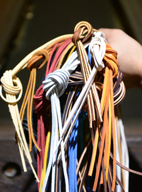 工装靴鞋带red wing鞋带 white's wesco 美式复古工装靴牛皮鞋带