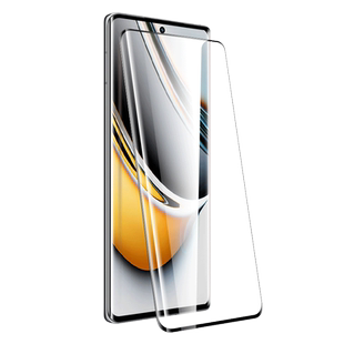 适用于真我11pr0十钢化膜防窥pro新款realme11pr0十手机膜realme10pro+真我10pr0曲面全屏覆盖手机屏幕防摔膜