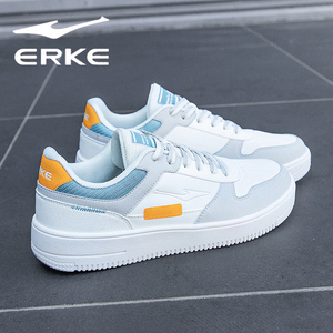 鸿星尔克男鞋板鞋新款品牌男士运动鞋增高小白鞋erke休闲鞋子男款