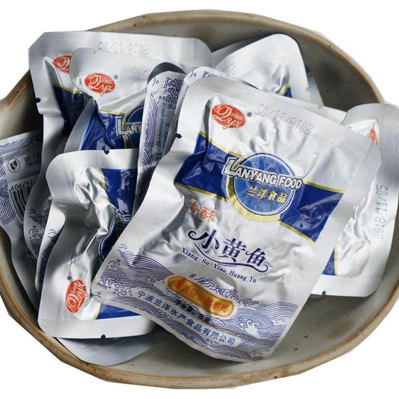 宁波特产俏鱼仔香酥小黄鱼即食零食 香辣黄花鱼干独立小包装500g
