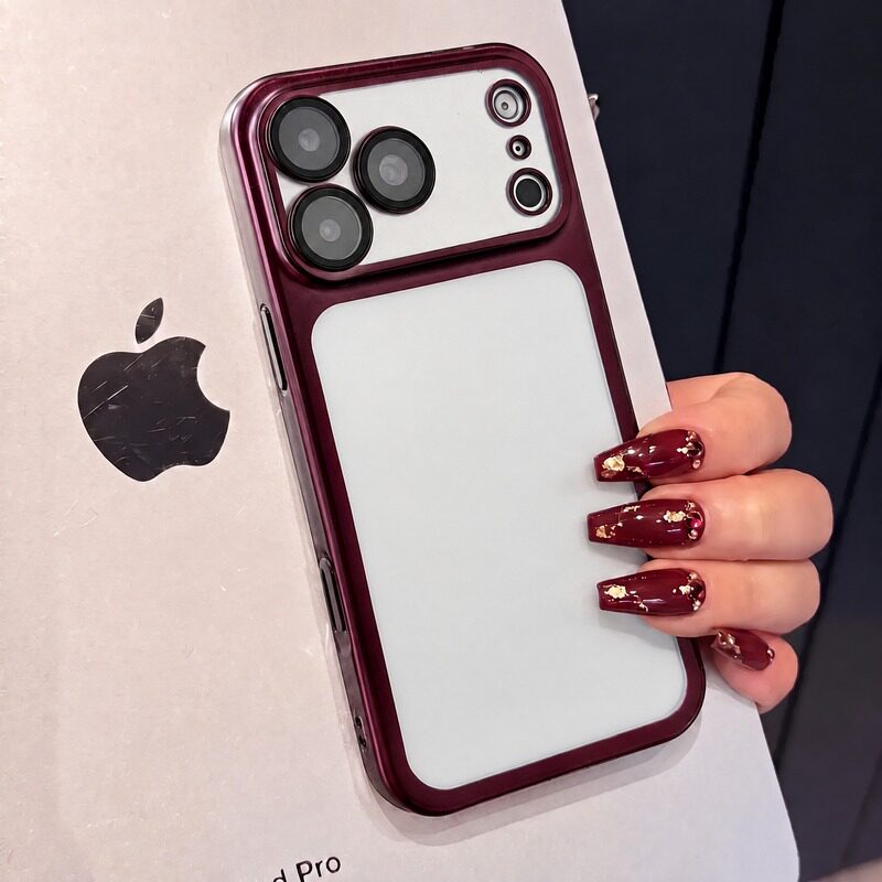 自带镜头膜适用iphone18promax电镀透明手机壳苹果18pro新款18pm透色ip18磁吸18por全包防摔17保护套简约