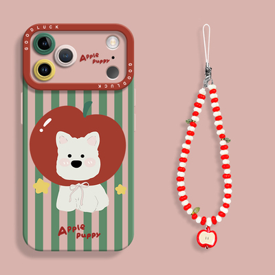 适用苹果17头套西高地狗手机壳