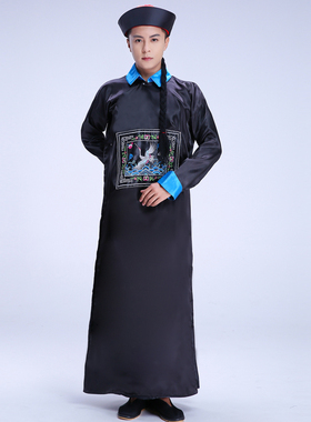 cos万圣节化妆舞会成人僵尸服装清朝官服太监服鬼节装恐怖鬼衣服