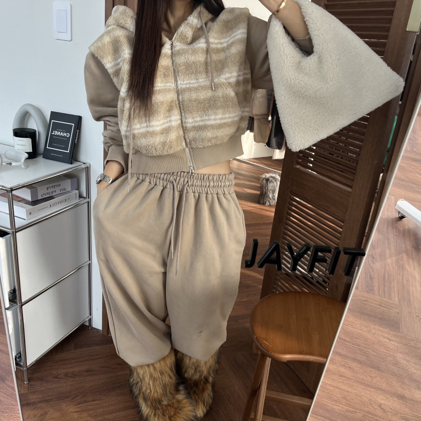 韩式 设计感拼接假两件宽松连帽加厚卫衣+松紧腰休闲裤两件套装女,女装/女士精品,时尚套装,淘宝优惠券,粉丝福利购,淘宝优惠卷