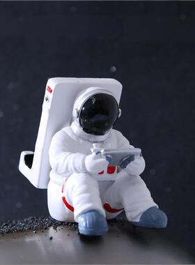太空人手机支架宇航员树脂工艺品