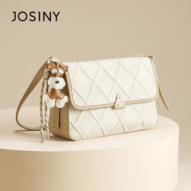 卓诗尼高级质感单肩腋下包包女2025新款春季时尚菱格通勤斜挎包女