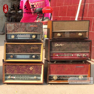 老旧收音机老戏匣子民俗老物件民间老旧货旧收音机晶体管收音机