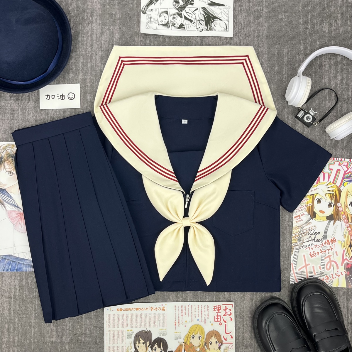 原创水手服海月琉璃JK制服套装