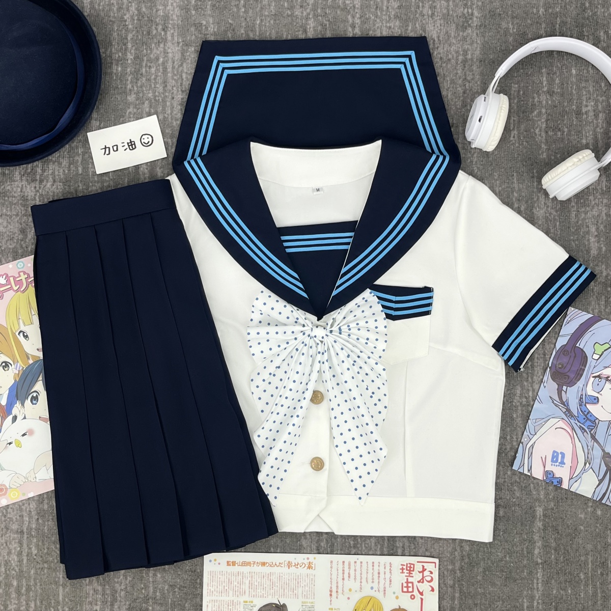 原创JK制服兰星水手服