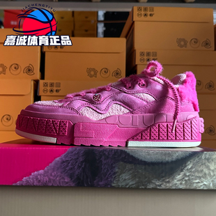 李宁女子春季新款草莓熊联名001 UNBLOCK运动休闲板鞋AGCT218-5