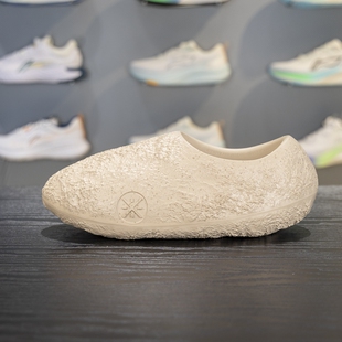 李宁韦德系列䨻科技篮球场下拖鞋2025秋季男款一脚蹬拖鞋ABTV009