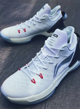 正品中国李宁韦德之道8驭帅13高帮低帮专业缓震篮球鞋ABAP095 075