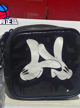 识货推荐 中国李宁肖战同款OG SLICK联名印花单肩斜挎包ABDQ462