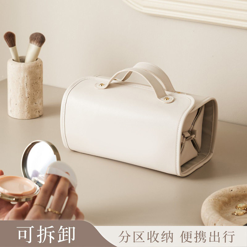 折叠化妆包可拆卸2023新款便携式大容量旅行外出随身收纳防水收纳